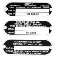 Engine & Chassis Plates