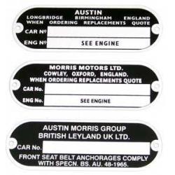 Engine & Chassis Plates