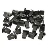 14A6585KIT Set 26 - Boot lid seal metal clip for all Mini Mk1/2/3 models, to fix the rubber seal to the boot lid. Reproduction Part