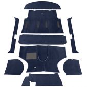 Premium Navy Blue RHD Carpet Set - Perfect fit for right-hand drive Mini Saloons. 
