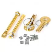 Competition Bonnet Pin Kit - Aluminium Annodised Gold