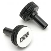 Classic Mini Cooper Rocker Cover Buttons - Black