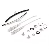 Mini windscreen wiper kit in stainless steel