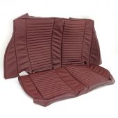 Maroon - Rear Seat Cover Kit - Elf & Hornet MK3 - Leather 