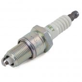 NGK BPR6EY Spark Plug with 14mm diameter, 19mm reach, 20.8mm hex size, and standard nickel single electrode for reliable ignition performance.