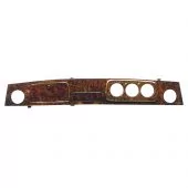 Burr Walnut 3 Clock - RHD Dash