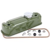 MOWOG Green Rocker Cover Kit with Chrome Cap for Classic Mini 