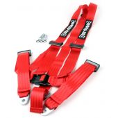 Securon 3 Point Harness - Bolt-in - Red 