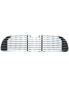 14A7299 Austin Mini Mk1 grille finished in chrome with a wavy pattern in the grille slats.