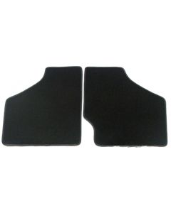 Black Floor Mats - Austin Mini to 73