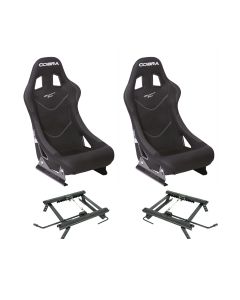 Cobra Monaco Pro Seat Package - Black