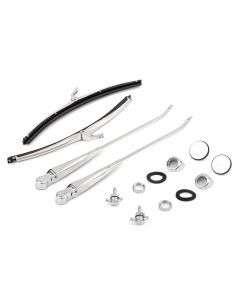 Stainless wiper kit for Classic Mini - left hand drive