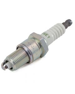 NGK BPR6EY Spark Plug with 14mm diameter, 19mm reach, 20.8mm hex size, and standard nickel single electrode for reliable ignition performance.