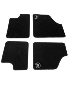 Paddy Hopkirk Mini Super Luxury Floor Mat Set - Black & Silver