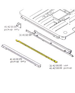 MCR41.42.00.00 Rear Valance Centre - Mini Pick-up