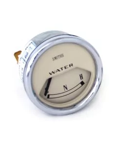 Smiths Water Temperature Gauge - Electrical - Magnolia face with Chrome ring 