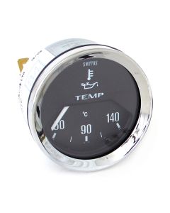 BT2240-01C Smiths Oil Temperature Gauge black face & chrome bezel