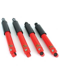 SPANGM11KIT Spax red adjustable Mini lowered front and rear shock absorbers set of 4 