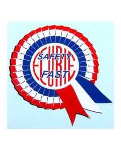 Safety Fast Rosette Sticker