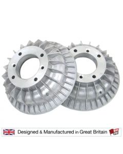 Mini Sport Superfin Mini alloy brake drums - for classic Mini