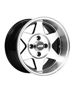 7 x 13 Starmag 2 Deep Dish Wheel - Black Hi-Lite