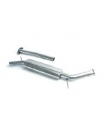 Fletcher Polished 2.5'' Side Exit Stainless Exhaust - inc CAT Link Pipe 