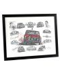 Framed Paddy Hopkirk Limited Edition Print by ArtbyBex