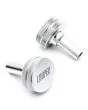 Classic Mini Cooper Engraved Rocker Cover Buttons - Silver