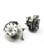 Mini 7.5'' Disc Brake Assemblies & BLACK Alloy 4 Pot Calipers