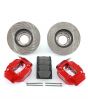 Red 7.9'' Mini Sport Vented Brake Kit with Alloy Calipers