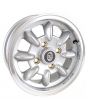 5" x 12" silver/polished rim Ultralite alloy wheel