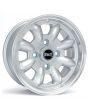 5.5" x 12" silver Ultralite alloy wheel
