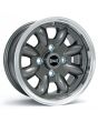 5.5" x 12" anthracite/polished rim Ultralite alloy wheel 