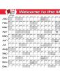 Close up of Mini Sport A1 Wall planner 2026