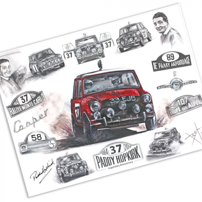 Paddy Hopkirk Limited Edition Print by ArtbyBex
