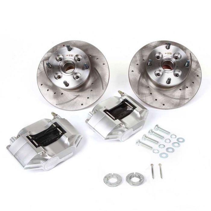 Cooper 8.4'' Brake Kit with Silver Alloy Calipers