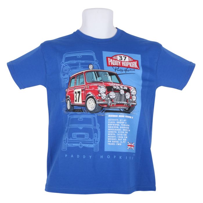 Paddy Hopkirk 33 EJB T Shirt - Blue Child Small