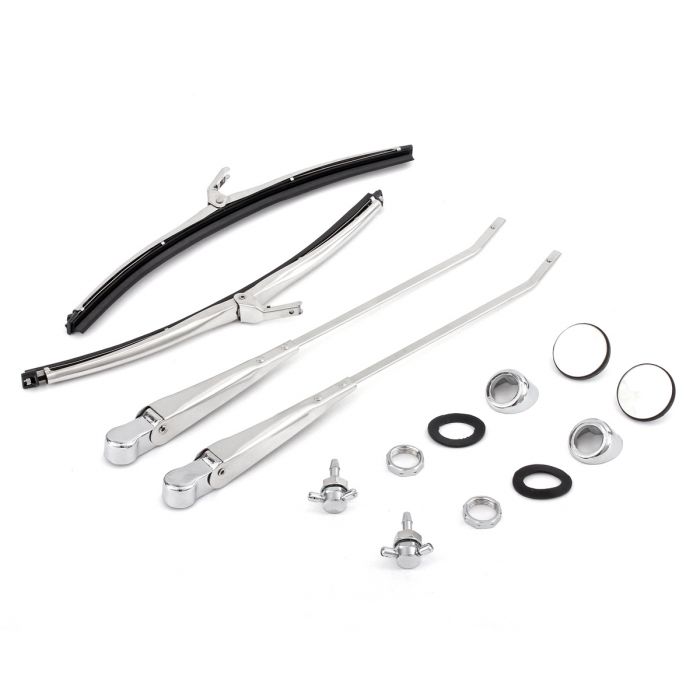 Stainless wiper kit for Classic Mini - left hand drive