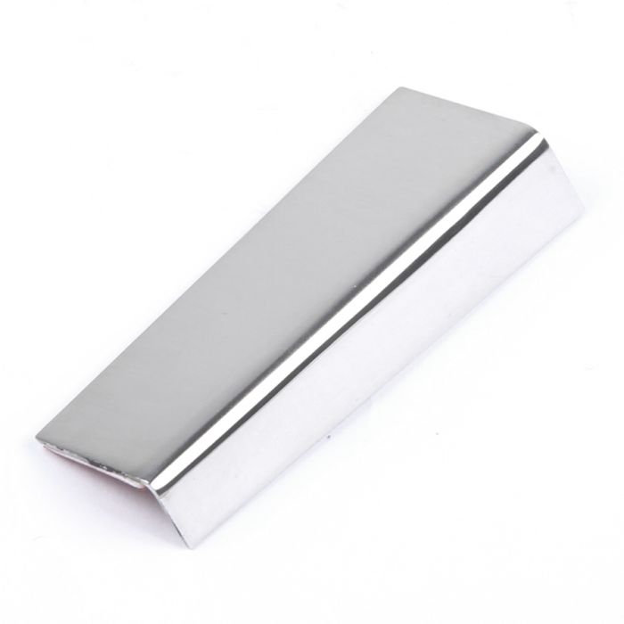 Classic Mini stainless steel bonnet slam catch plate