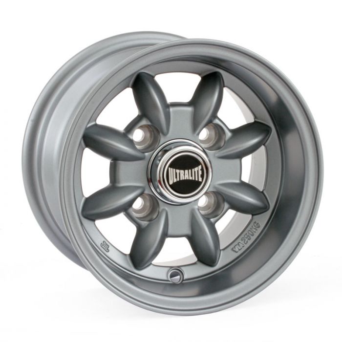 6 x 10" Ultralite Mini Deep Dish Wheel - Flat Gunmetal