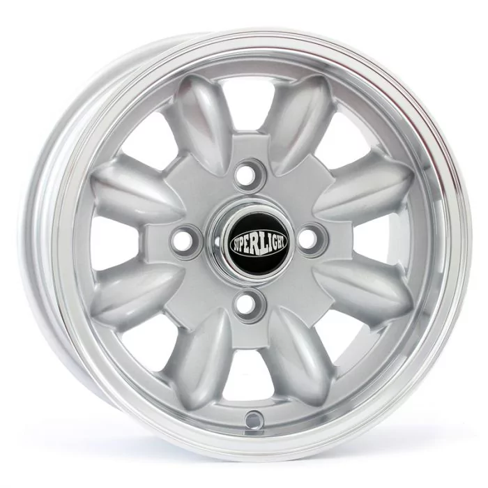 5.5 x 12 Superlight Wheel - Silver/Polished Rim