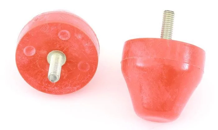 Mini front suspension single bolt poly bump stop - 1976 on