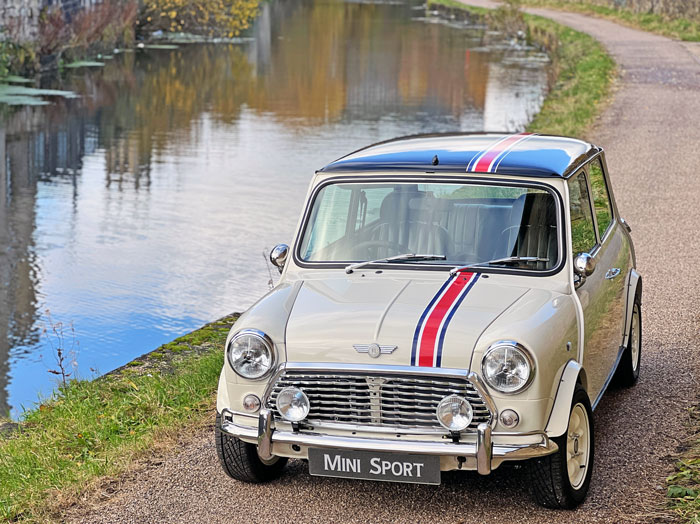 A Classic Mini Converted to Electric, by Mini Sport Ltd. 