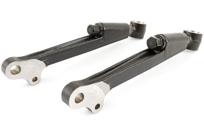 Fully adjustable lower suspension arms, allowing simple on car adjustment of any camber settings required on all Classic Minis.