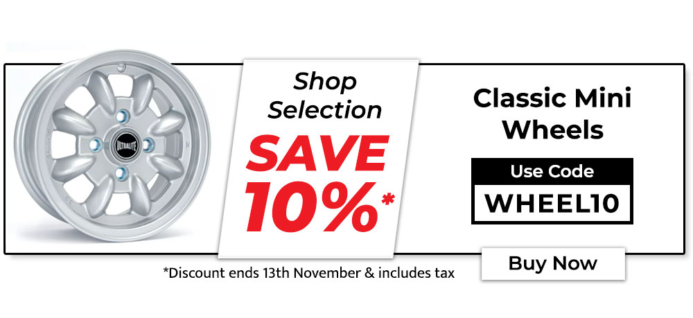 10% Off classic Mini Wheels